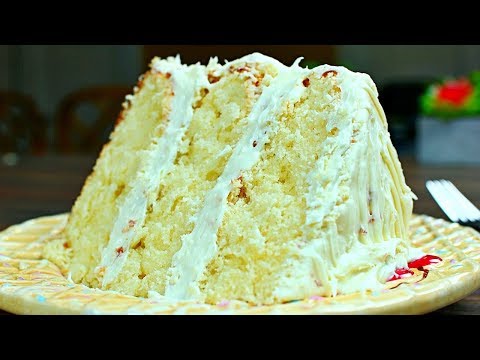 Most Amazing Vanilla Cake Recipe !!! Extra Rich and Moist Vanilla Cake