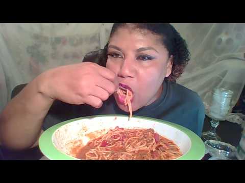 #Mukbang Spaghetti dinner 💋 #valeats #먹방