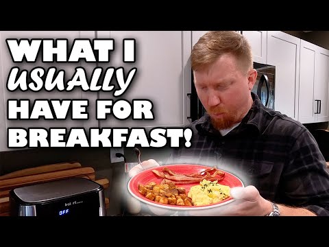 My Everyday Breakfast Routine: Home Fries, Bacon & Eggs!