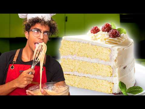 My FAMOUS Vanilla Cake Recipe! Moist, Fluffy and Super EASY!