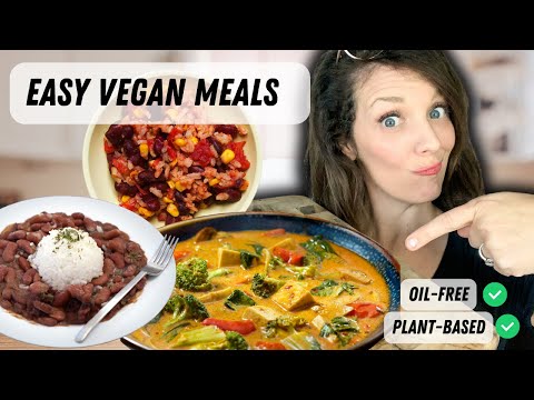 My Go-To Vegan, Plant-Based Dinner Recipes (oil free)