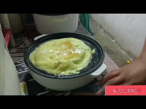 Nagluto ako para almusal (scramble egg, hotdog with fried rice)