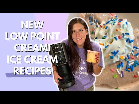 NEW NINJA CREAMI LOW POINT HEALTHY ICE CREAM RECIPES | I Have A New Favorite Creami Recipe!