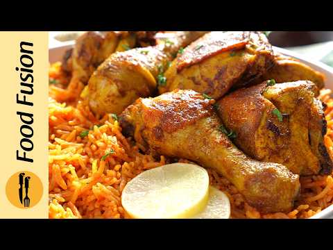 Nigerian Jollof Rice with Grilled Chicken Recipe by Food Fusion