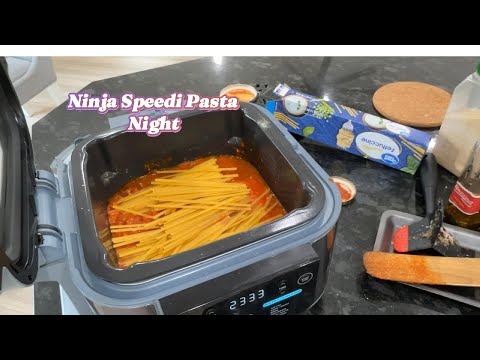 Ninja Speedi Pasta Night! | Italian Sausage, Ground Beef & Fettuccine One-Pot Dinner