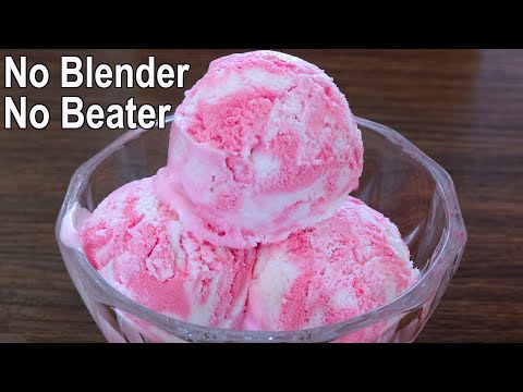 No Beater & Blender Vanilla Ice Cream Recipe | Easy Homemade Ice Cream Recipe