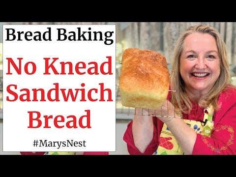 No Knead Sandwich Bread – No Knead Bread Recipe for Making Super Soft Homemade Bread