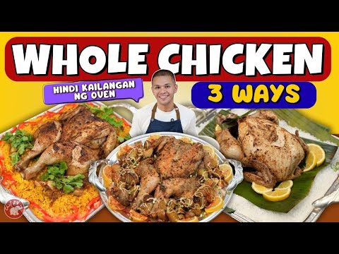 NO OVEN NEEDED! WHOLE CHICKEN 3 WAYS | Chef RV