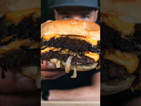 Oklahoma Onion Burger Recipe #bbq #burgers #shorts