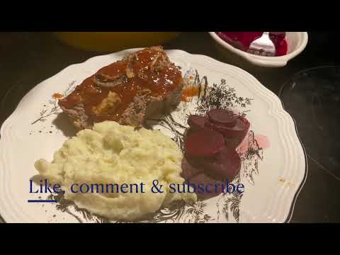 Old Fashion Classic Southern Meatloaf | Comfort food | Easy Recipe | Mash Potatoes