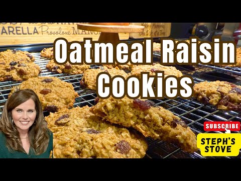 Old Fashioned Oatmeal Raisin Cookies: Perfect Crunchy Edges with Chewy Centers – Steph’s Stove