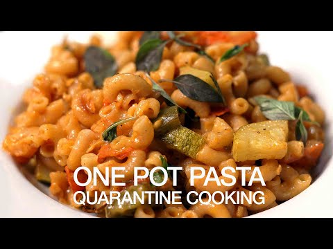 One Pot Pasta Dinner, Quarantine Cooking –  Stay Home And Experiment #WithMe