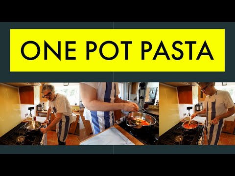 One Pot Pasta for lunch – cooked and filmed in real time.#homemade #cooking