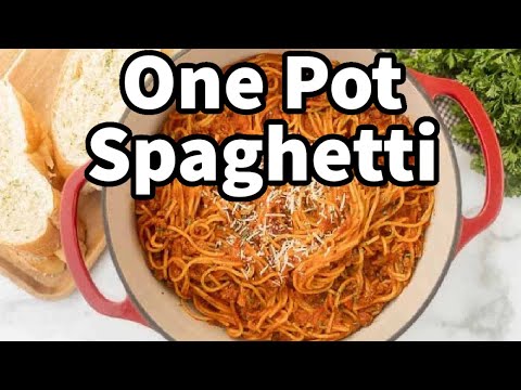 One-Pot Spaghetti Recipe: No-Mess, All-Flavor!