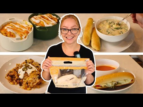 One Rotisserie Chicken = Four New Comfort Meals!