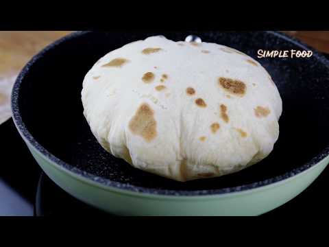 Only 3 Ingredients – Pita Bread at home – Flatbread Recipe (No Oven No Yeast ) – Pita Bread Recipe