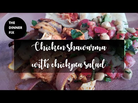 Oven roasted chicken shawarma recipe