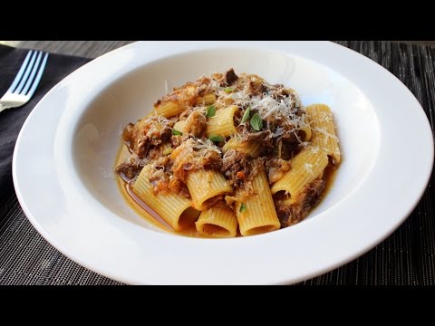 Pasta alla Genovese – Rigatoni with Genovese-Style Meat Sauce