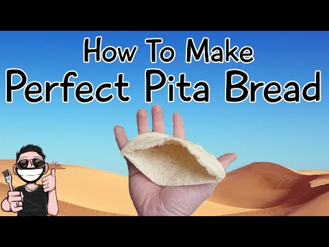 Perfect Pita Bread With Pockets – Recipe – How To Make – VEGAN
