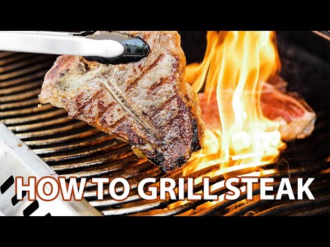 Perfectly Grilled T Bone Steak Recipe with Herb Compound Butter