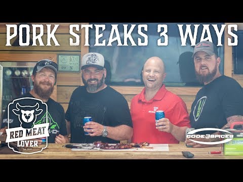 Pork Shoulder Steaks  – Pork Butt Sliced for Pork Steak –  Cooked 3 Ways!