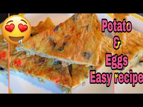 Potato & Eggs _easy Breakfast Recipe ¦  Best Version _healthy Morning diet breakfast 🥔🥚.