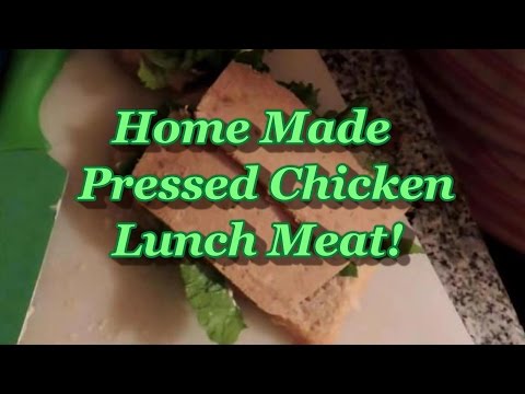 Pressed Lunch Meat From  Roast Chicken!