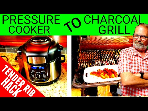 PRESSURE COOKER & CHARCOAL GRILLED RIB HACK & HOMEMADE BEEF BROTH 🐄