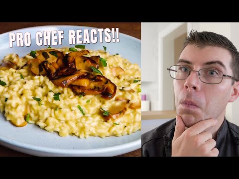 Pro Chef Reacts… To Vincenzo's Plate CREAMY MUSHROOM RISOTTO!