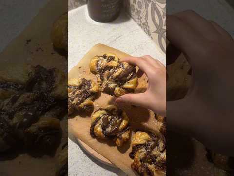 Puff pastry Nutella twirls #puffpastry #easyrecipe