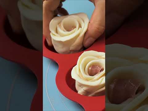Puff Pastry Roses, 5 minutes to prepare, cannot be easier
