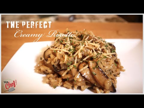 Quarantine Meal: Creamy Shiitake Mushroom Risotto.