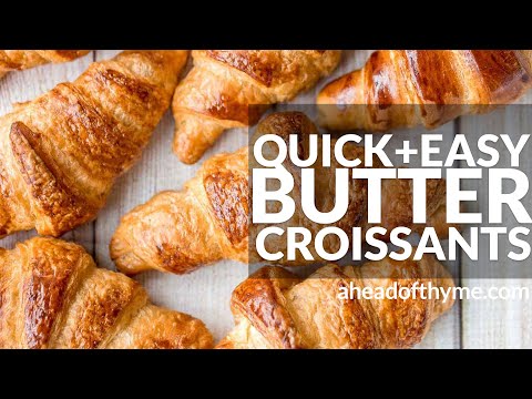 Quick and Easy Butter Croissants