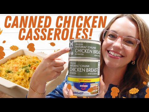 Quick Dinner Recipes: 3 Must-Try Casseroles Using Canned Chicken