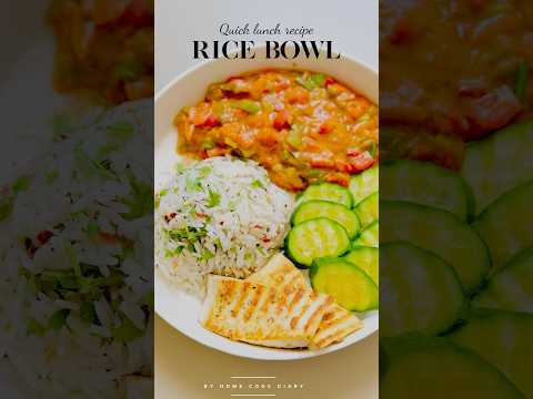 Quick & Healthy Rice Bowl Recipe | 15-Min Lunch Idea | Veg + High Protein 🌱🍚