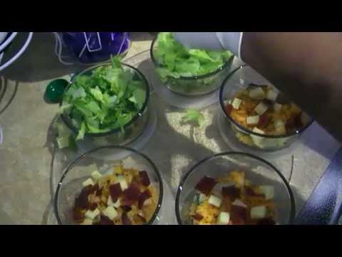 Quick Salads –  Pre Made Salad Bowls For The Week