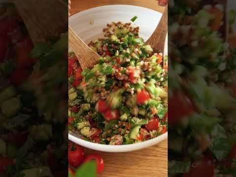 Quinoa Tabbouleh Salad #plantbasedrecipes