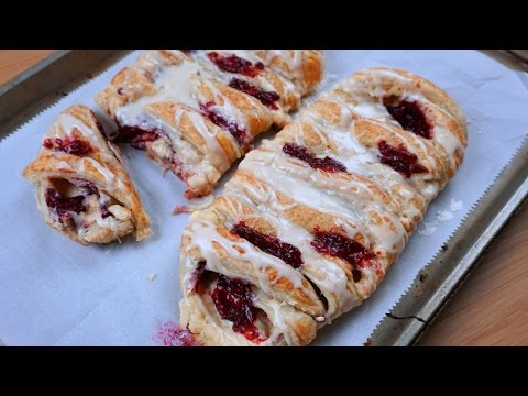 Raspberry Cream Cheese Danish Recipe – What's For Din'? – Courtney Budzyn – Recipe 104
