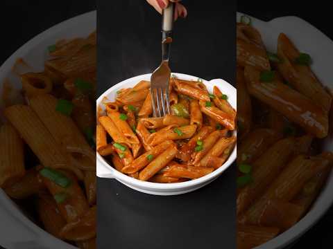 Red Sauce Pasta 😋 #asmr #asmrsounds #pasta #asmrsounds #nirmlanehrarecipes