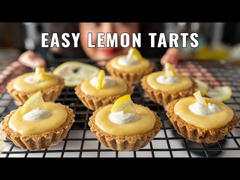 REFINED SUGAR-FREE & NO WHITE FLOUR | Lemon Tarts Recipe
