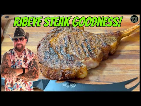 Reverse Seared Tomahawk Ribeye Steak on the Ninja Woodfire Grill!