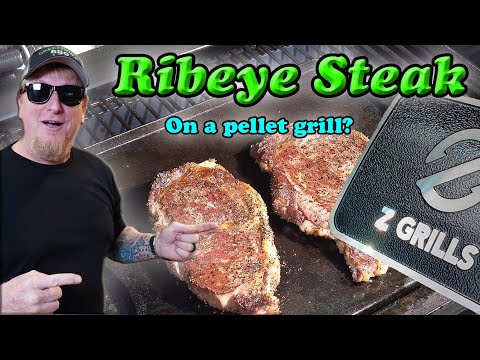 Ribeye Steak cooked on a pellet grill? Z Grills YES!