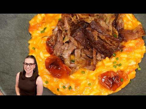 RISOTO DE TOMATE SUPER CREMOSO, FÁCIL E BARATO!