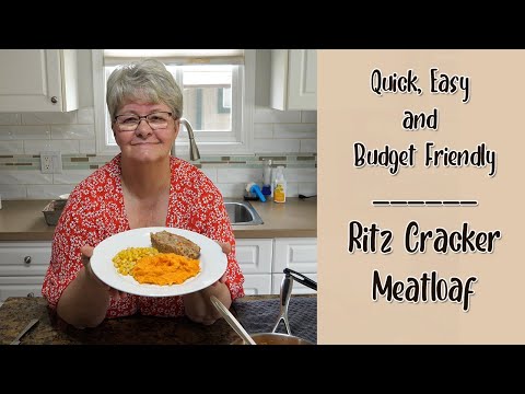 Ritz Cracker Meatloaf