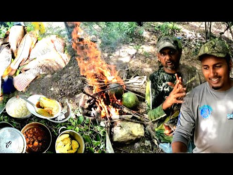 Roasted CHICKEN In the Wild/ Hunting & Fishing
