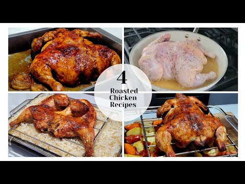 Roasted Chicken Recipe | Chicken Recipe | 4 Roasted Chicken Recipes