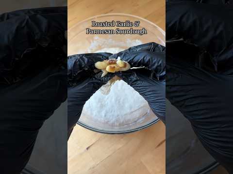 Roasted garlic and Parmesan sourdough recipe 🧄