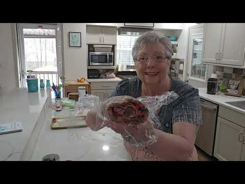 Rolled Meatloaf, he loves meatloaf and this is a new favorite