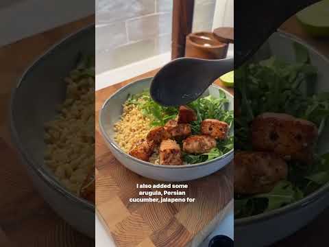 SALMON POWER BOWL. This is one of those power bowls that you are gonna fall in love with.