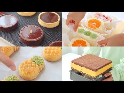 Satisfying Relaxing Video|Chocolate Tart Recipe|Asmr|Tiktok